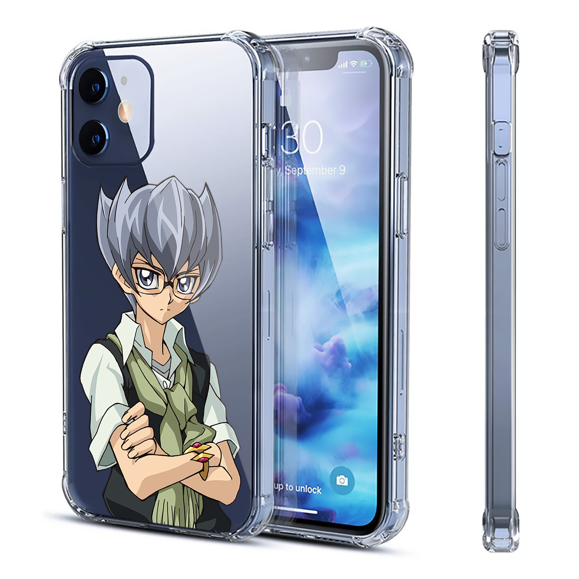（画像用） 遊☆戯☆王 Yu-Gi-Oh! 【iPhone 12シリーズ対応】透明スマホケース（クリアソフトケース）